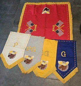 MOOSE Lodge Legion of the Moose Flag Banners Table Cover Decor Felt - Picture 1 of 13