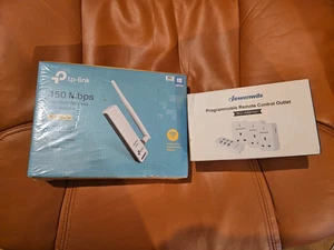 150Mbps Wireless N r TP-Link TL-WN721N Wireless Remote Control Sockets Bundle - Picture 1 of 2