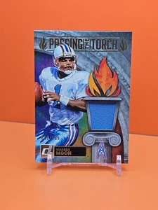 🔵⚪️🔵 2025 DONRUSS WARREN MOON/CAM WARD #PTJ-TEN PASSING THE TORCH 021/299 - Picture 1 of 11