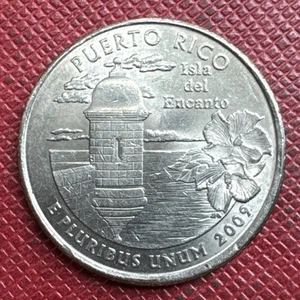 2009-P Washington Quarter. Puerto Rico. High Grade. KM# 446 - Picture 1 of 2