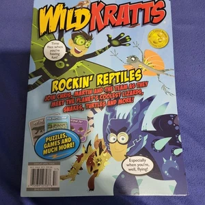 Wild Kratts Kids Magazine 2025 ~ Rockin' Reptiles ~ Puzzles ~ Activity Book - Picture 1 of 7