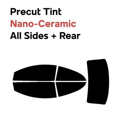 Precut Window Film Automotive Nano Ceramic Any % Tint for Volvo C70 2006-2013 Foto 1 de 4