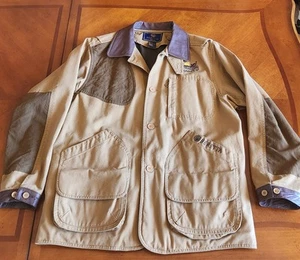 Beretta Mens Brown Wool Lined Bird Hunting Jacket Medium Saddle Tan Pheasants - Picture 1 of 18