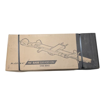 Kuat NV основание 2.0 сцепное устройство смонтировано 1 велосипед надстройка - черный + черный анодированный - BAO1B - Изображение 1 из 4