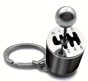 Metal Gear Shift Keychain – 6 Speed Manual Car Gearbox Key Ring Fun Dad Gift - Picture 1 of 1