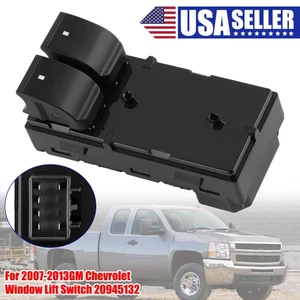 20945132 Fits 2007-14 Silverado Sierra Standard Cab Front LH Power Window Switch - Bild 1 von 11