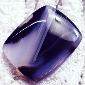 Piedra de ágata natural 33,90 quilates forma cojín color mezclado - Imagen 1 de 6