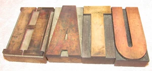 Bloques de impresión UTAH vintage - U T A H #1 - Imagen 1 de 1