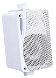 3 Inch Background Music Speakers Wth Brackets 80w 4 Ohm White - Picture 1 of 2