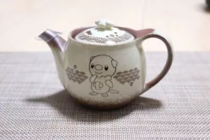 Pokémon Oshawott Banko Ware Teapot 10cm x 10.5cm 420ml Stainless Steel Ceramic - Picture 1 of 23