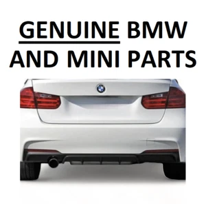 GENUINE BMW F30 M Performance Rear Lower Diffuser 51192291418. Matte Black. UL6 - Picture 1 of 8