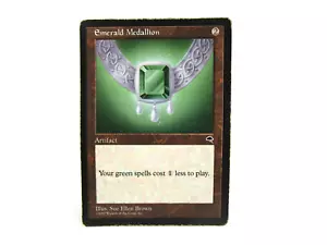Emerald Medallion MTG Magic the Gathering Tempest HP Regular Rare - Picture 1 of 7