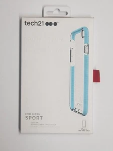 Genuine Tech 21 Case for Apple  6 / iPhone 6s Evo Mesh Sport Cover - Clear Blue - Picture 1 of 5