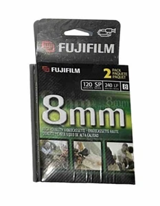 Fuji Fujifilm P6-120 8MM Video Cassette 2-Pack - Picture 1 of 6