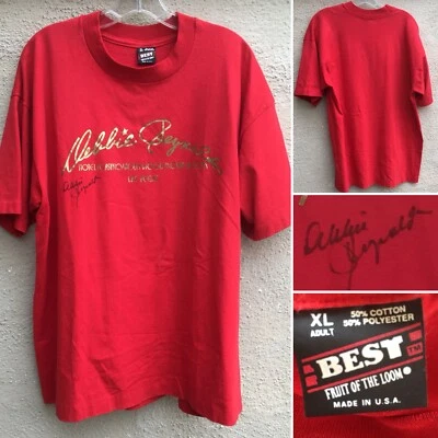 Debbie Reynolds Hotel Casino Hollywood Museum Las Vegas T-Shirt Autographed XL - Image 1 of 4