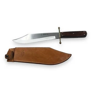 Vintage Kabar 1210 USA J. Bowie Hunting Fighting Knife with Sheath - Picture 1 of 18