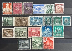 German Third Reich Stamps - lot of 20 stamps used /655 - Picture 1 of 1