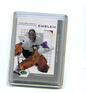 2003-04 Parkhurst Rookie Game Used Marc Andre Fleury Rookie Emblem Rare - Bild 1 von 2