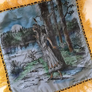 Vintage Native American Girl Pillow Case Souvenir Pillow Case Milwaukee WI - Picture 1 of 9