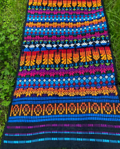 Mayan Textile Handwoven Cacao Ceremony, Altar Table Runner GUATEMALA AU SELLER