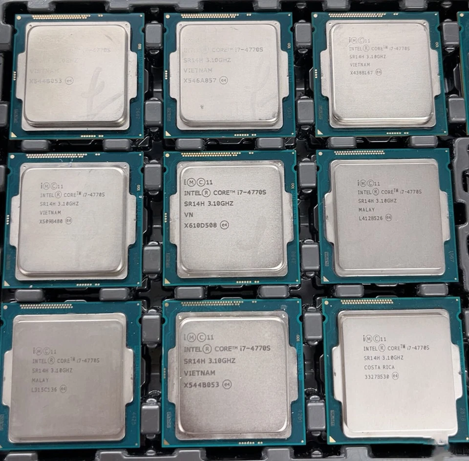 Intel Core i7-4770S SR14H 3.10GHz 4-core 65W 12MB LGA-1150 CPU processor - Image 1 of 1