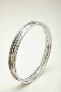 CERCHIO IN ACCIAIO CROMATO CHROME STEEL WHEEL RIM ITALCERCHIO 1,85 X 19 40 FORI - Picture 1 of 2