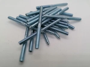 25x Tornillos de palo Torx acero galvanizado Fijación para abrazaderas de tubo M 8/100 mm - Imagen 1 de 3