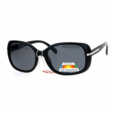 Womens Polarized Lens Sunglasses Square Rectangular Fashion Shades - Image 1 of 4