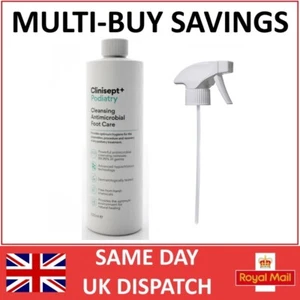 Clinisept+ Podiatry Cleansing Antimicrobial Foot Care Spray 500ml With Trigger - Picture 1 of 1
