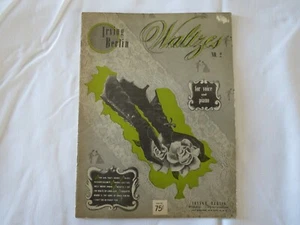 VALSES IRVING BERLIN Nº 2 PARA VOZ Y PIANO - Imagen 1 de 3