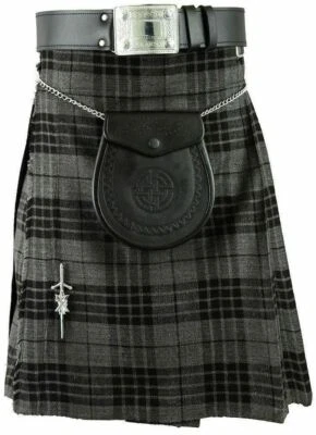Men's Scottish Highland Traditional 6-yard TARTAN KILT Sizes " 30 to 50 "  - Image 1 of 4