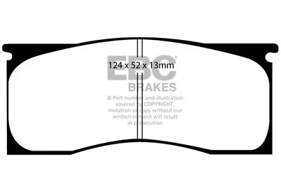 Pastillas de freno deportivas EBC Brakes DP21157 Greenstuff serie 2000 Foto 1 de 4