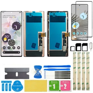 For Google Pixel 6 Pro OEM LCD Display Screen Touch Digitizer Replacement Frame - Picture 1 of 12