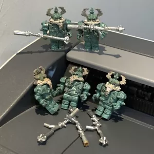 LOT 5 Mega Bloks Construx Dragons Metal Ages Dragon lot Soldier FOR HALO COD #11 - Picture 1 of 9