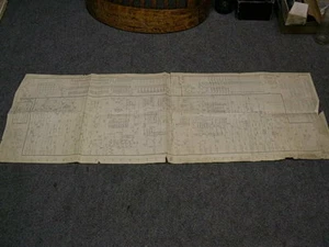 1955 Bally BEACH BEAUTY Bingo Service Schematic - large size - Picture 1 of 2