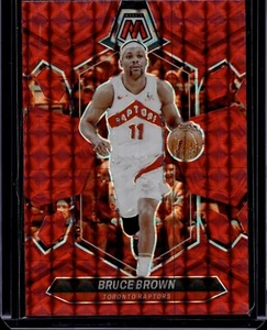 2023-24 Panini Mosaic BRUCE BROWN Red Prizm #185 Toronto Raptors - Picture 1 of 2