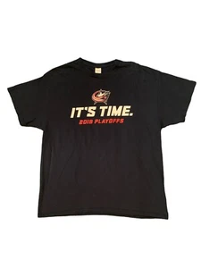 2019 Columbus Blue Jackets NHL Playoffs T-Shirt (Size XL) - Picture 1 of 5