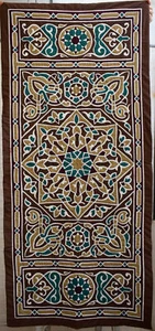 Handmade quilt-patchwork quilt-wall hanging tapestry-Egyptian tapestry-wall art - Picture 1 of 9