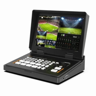 AVMATRIX Shark H4 Plus 4-Channel HDMI Streaming Video Switcher 10.1 inch Display - Image 1 of 4