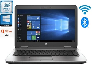 HP ProBook 640 G2 14" Laptop i7 6600U 8GB 16GB 32GB RAM 256GB 512GB 1T SSD Win10 - Picture 1 of 1
