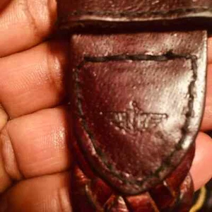 DOCKERS Vintage Braided Leather BELT - Picture 1 of 6