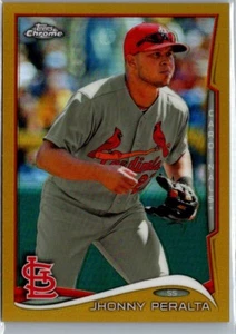 Actualización Topps Chrome 2014 #MB-22 Jhonny Peralta Gold Refractor #/250 Cardinals - Imagen 1 de 2