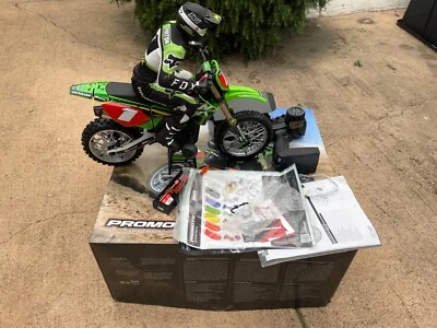 Losi Promoto-MX RTR 1/4 Brushless Dirt Bike Pro-Circuit Battery/Charger Combo - Image 1 of 4