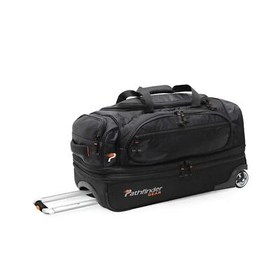 Pathfinder Gear 26 Inch Rolling Drop Bottom Duffel, Black, One Size - Image 1 of 4