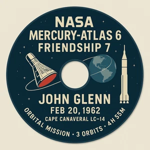 NASA SPACE AUDIO - Mission Audio From Mercury Atlas 6 - Imagen 1 de 1