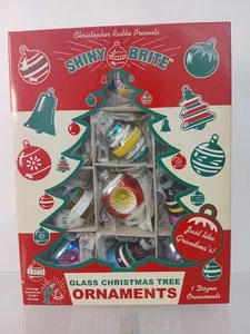 VINTAGE CHRISTOPHER RADKO SHINY BRITE REFLEKTOREN 12 GLAS WEIHNACHTSSCHMUCK - Bild 1 von 7