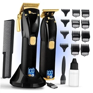 Professional Hair Clippers for Men Set Turbo Power with Precise Cutting, Black - Picture 1 of 7