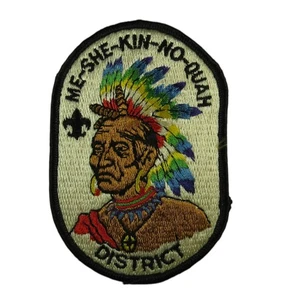 Meshingomesia Council Me-she-Kin-No-Quah District CP Patch BLK Bdr (DG220) - Picture 1 of 2