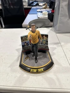 Star Trek Hawthorne Village USS Enterprise Legends Captain James Kirk + COA - Picture 1 of 4