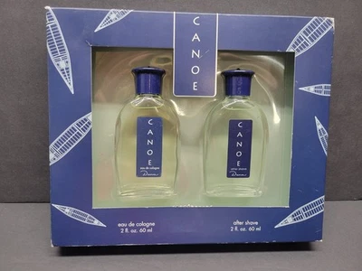DE COLECCIÓN CANOA CLASSIC POR DANA 2 OZ COLONIA + 2 OZ DESPUÉS DEL AFEITADO NUEVO CONJUNTO DE REGALO STOCK ANTIGUO Foto 1 de 4
